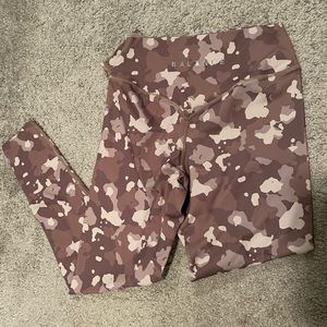 Tan balance athletica camo leggings